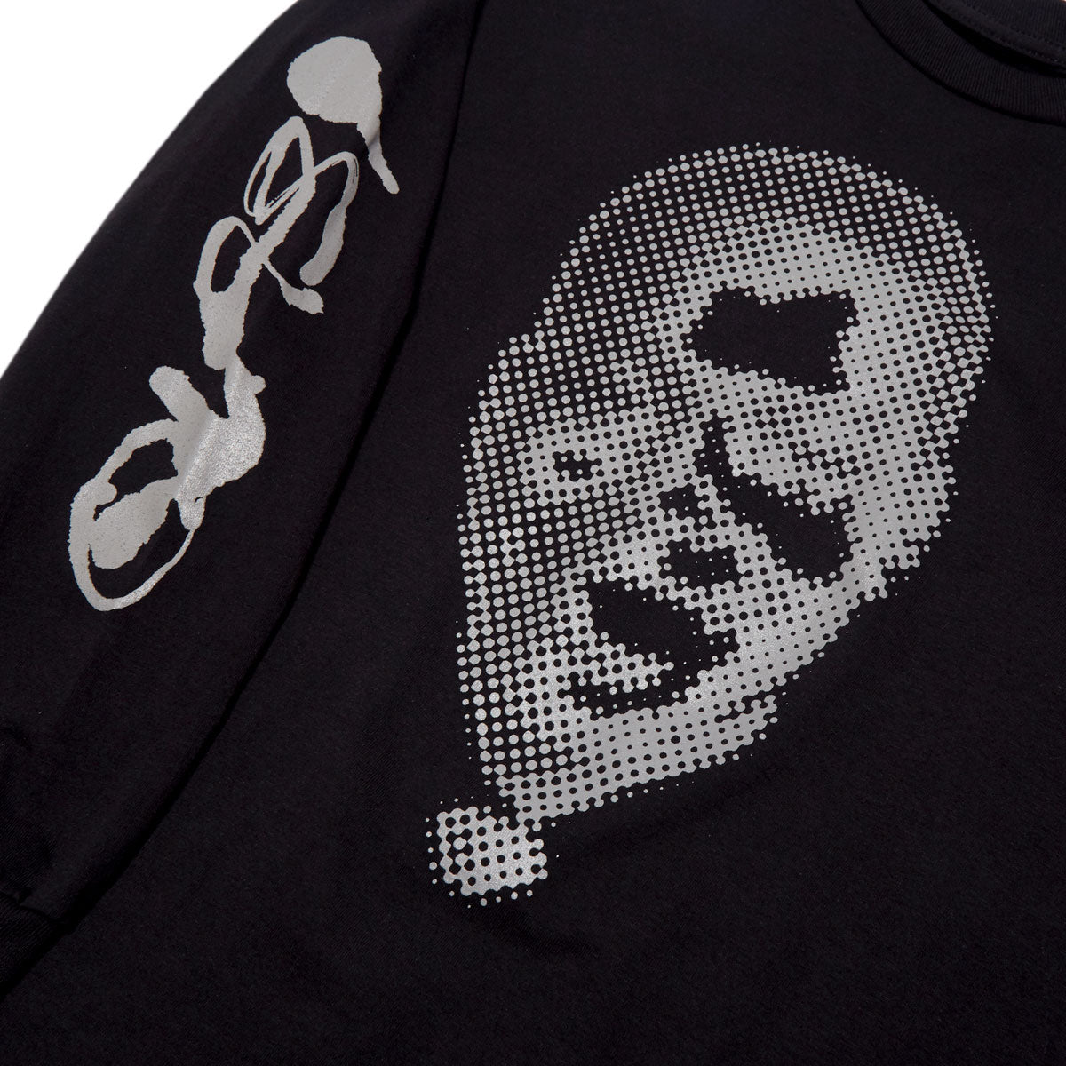 Quasi Wire Long Sleeve T-Shirt - Black image 2