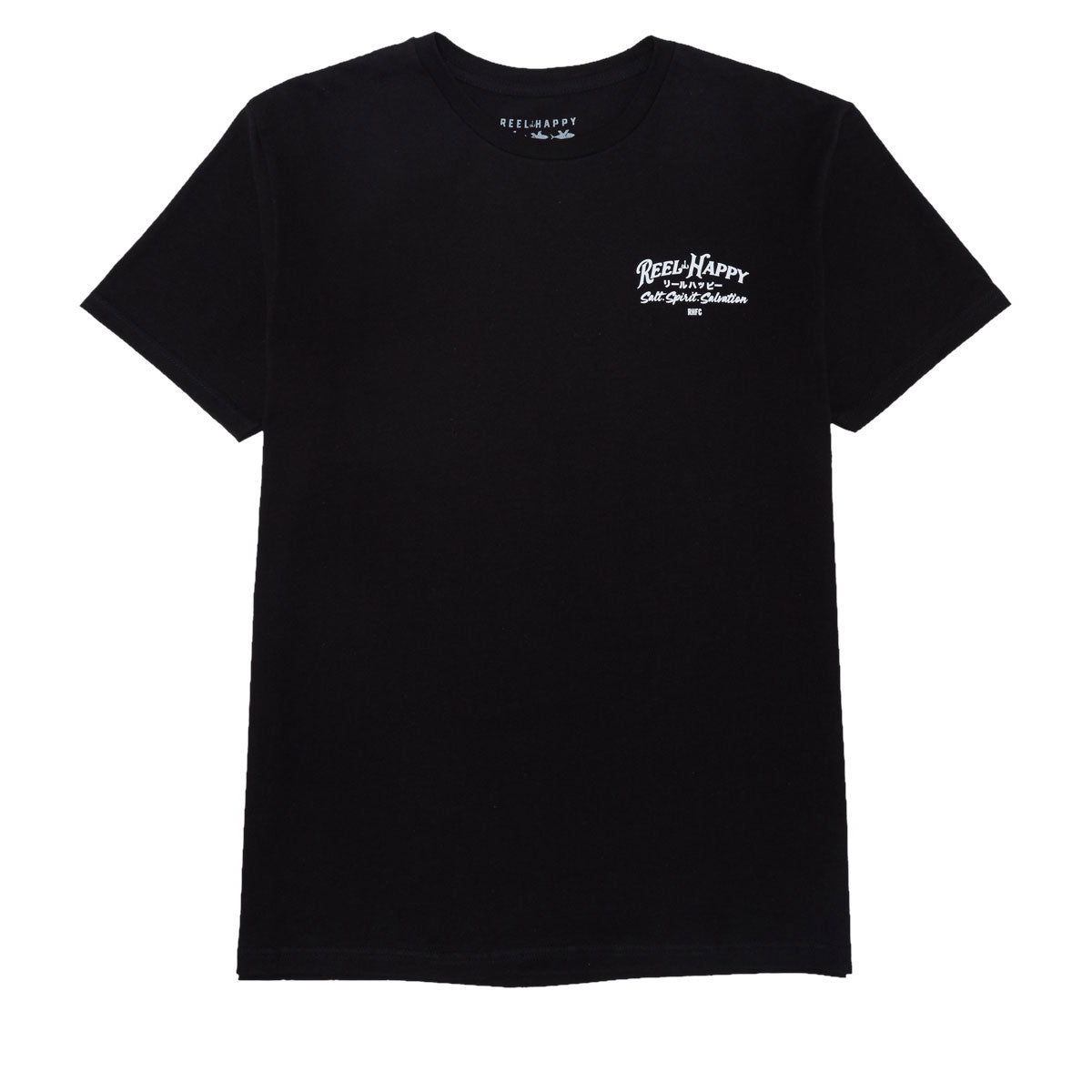 Reel Happy Hanten No Aru T-Shirt - Black image 2