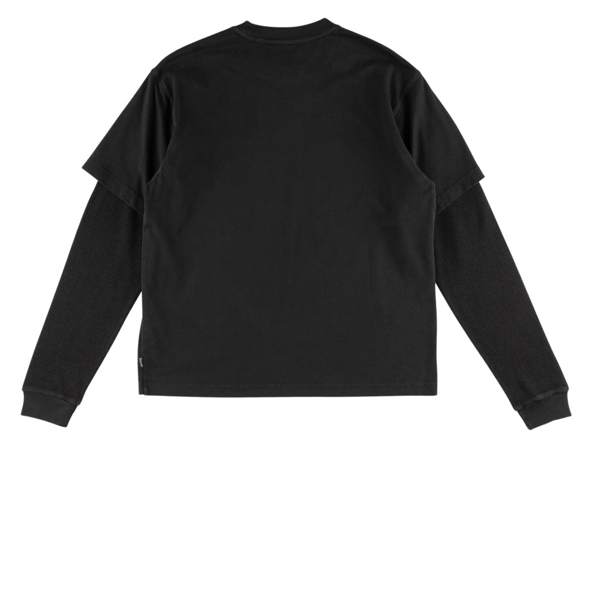 Welcome Snarl Layered Long Sleeve T-Shirt - Black image 2