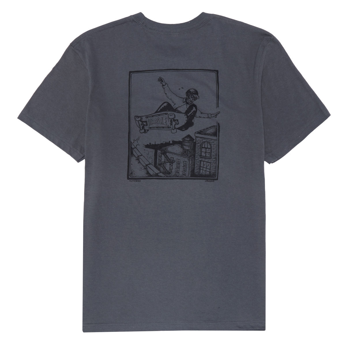 Anti-Hero Phelps Lance Dbl T-Shirt - Asphalt/Black image 2