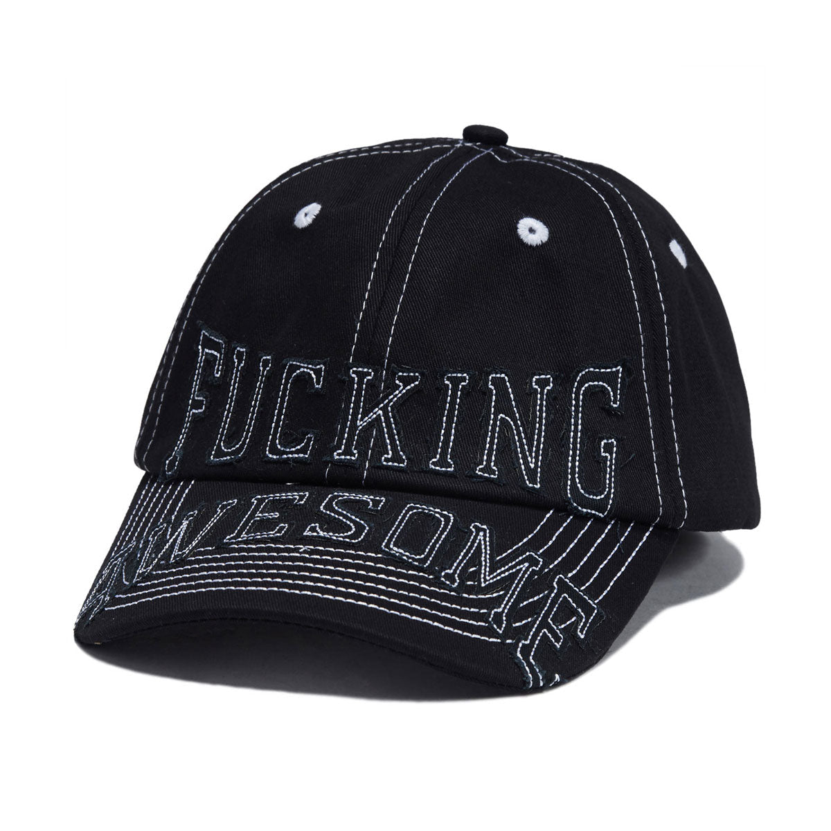 Fucking Awesome KO 6 Panel Hat - Black image 1