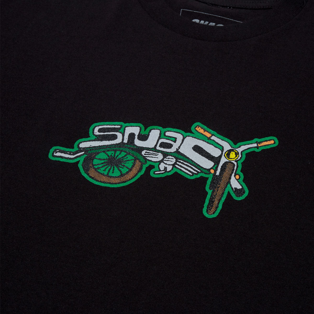 Snack Two-Stroke T-Shirt - Black image 2