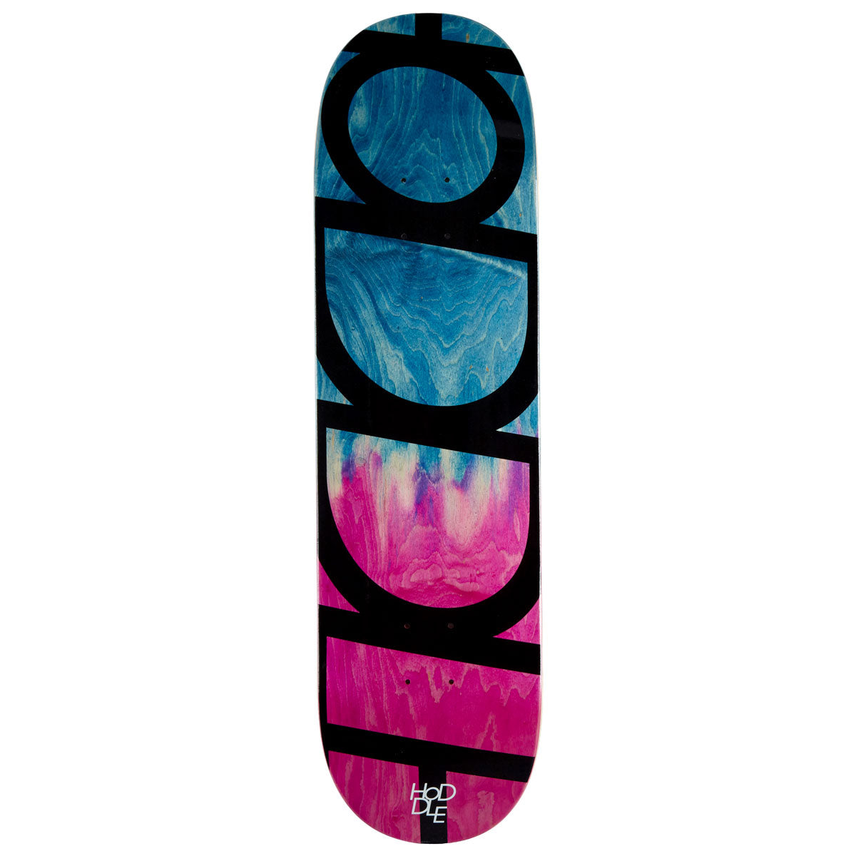 Hoddle Logo Skateboard Deck - Blue/Pink Stain - 8.50