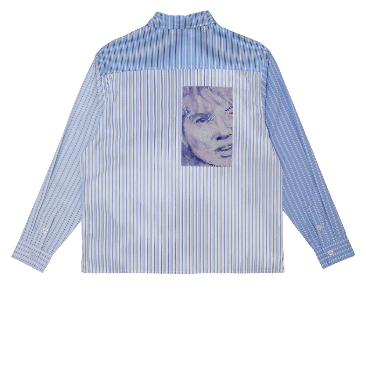 Hoddle HDL Wigney Long Sleeve Oxford Shirt - Blue image 2