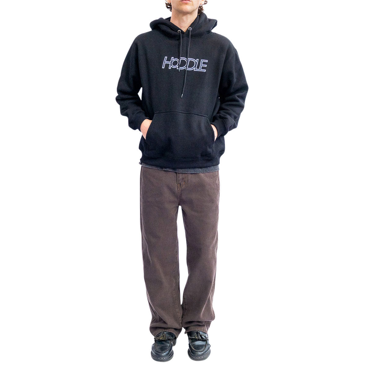 Hoddle OG Logo Hoodie - Black image 3