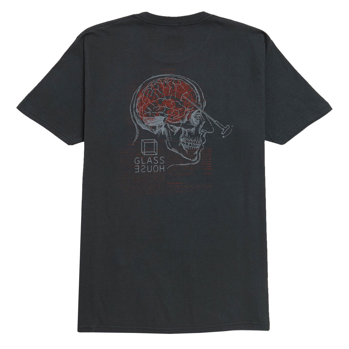 Glass House Lobotomy Premium T-Shirt - Faded Black image 2