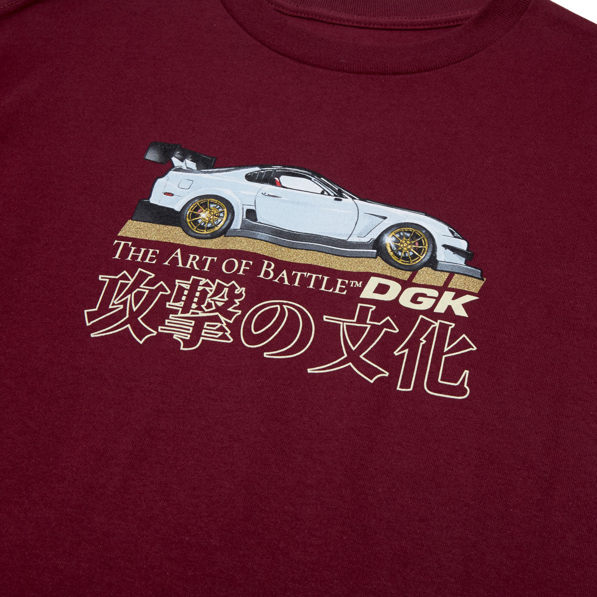 DGK Attack T-Shirt - Burgundy image 3