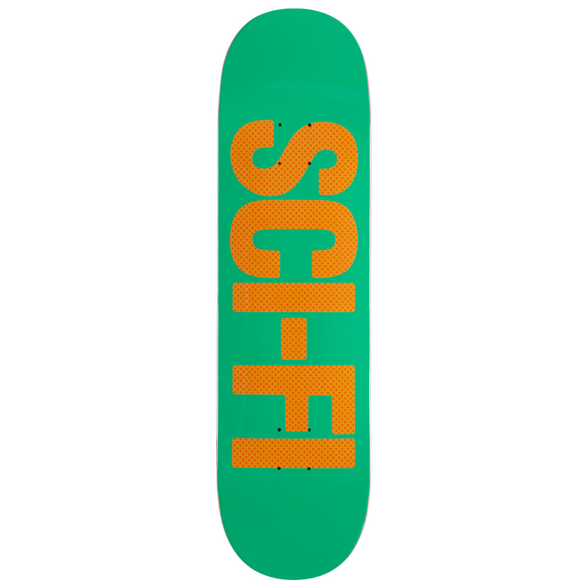 Sci-Fi Fantasy High Gloss Big Logo Skateboard Deck - Green - 8.50