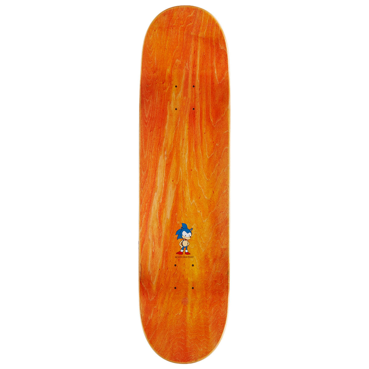 Sci-Fi Fantasy High Gloss Big Logo Skateboard Deck - Green - 8.50