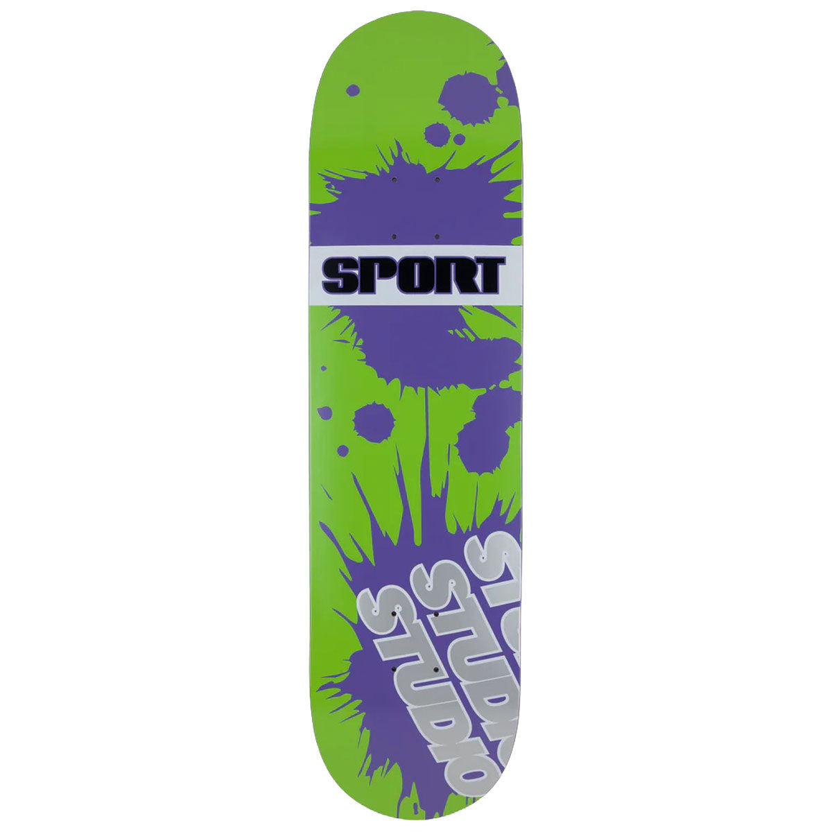 Studio Brraapp SSX Skateboard Deck - Lime/Purple - 8.375