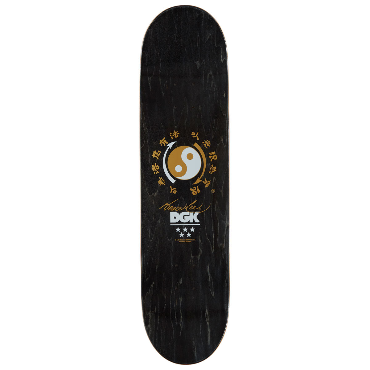 DGK x Bruce Lee Fury Skateboard Deck - Yellow - 8.10