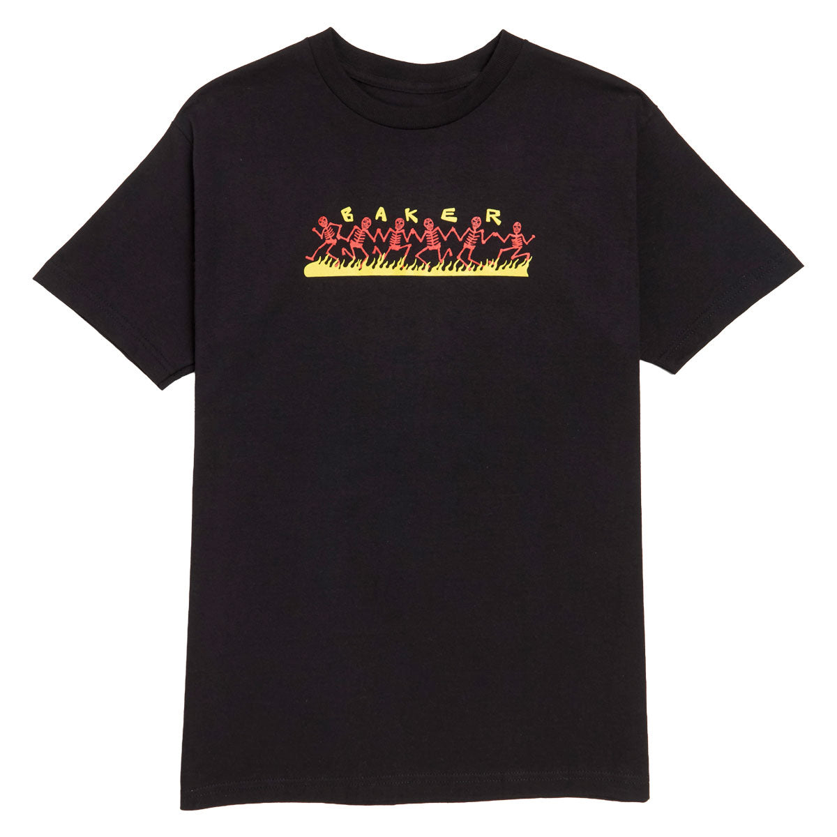Baker Dancing Skellies T-Shirt - Black image 1
