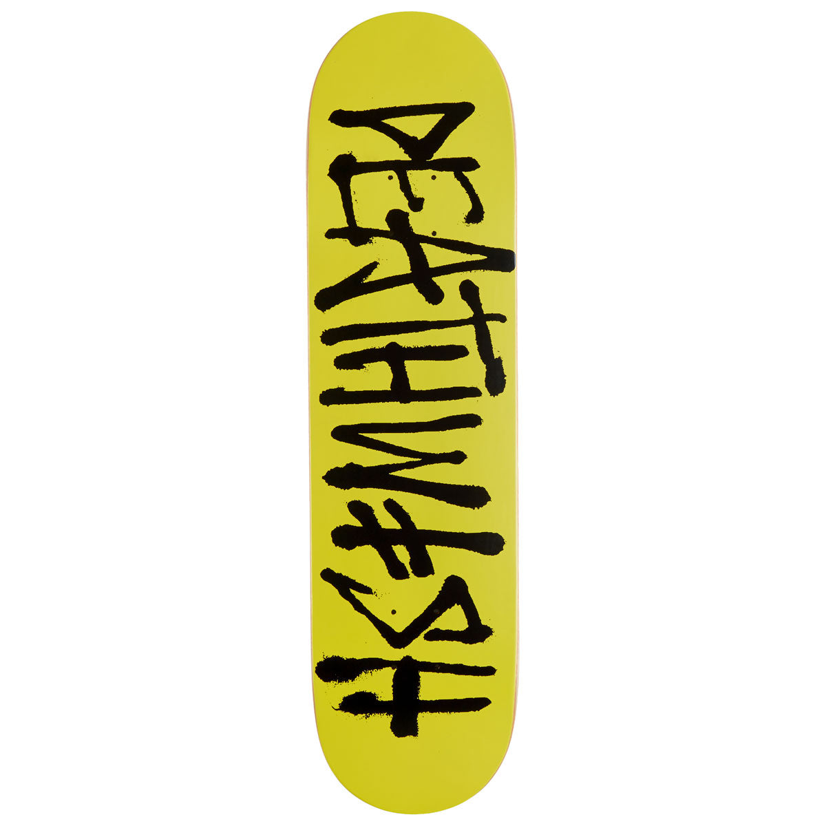 Deathwish OG Deathspray Skateboard Deck - Yellow/Black - 8.00