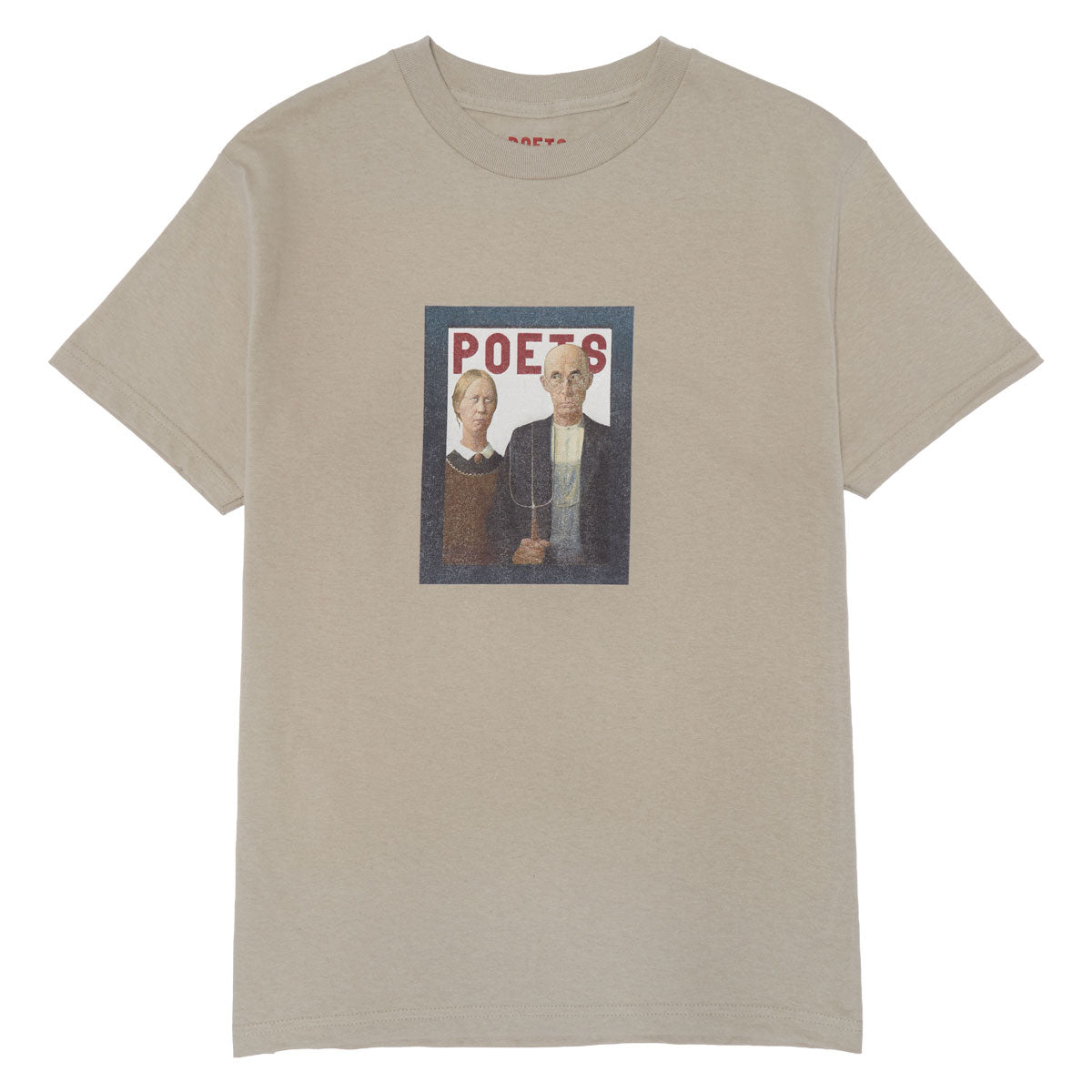 Poets Right T-Shirt - Tan image 1