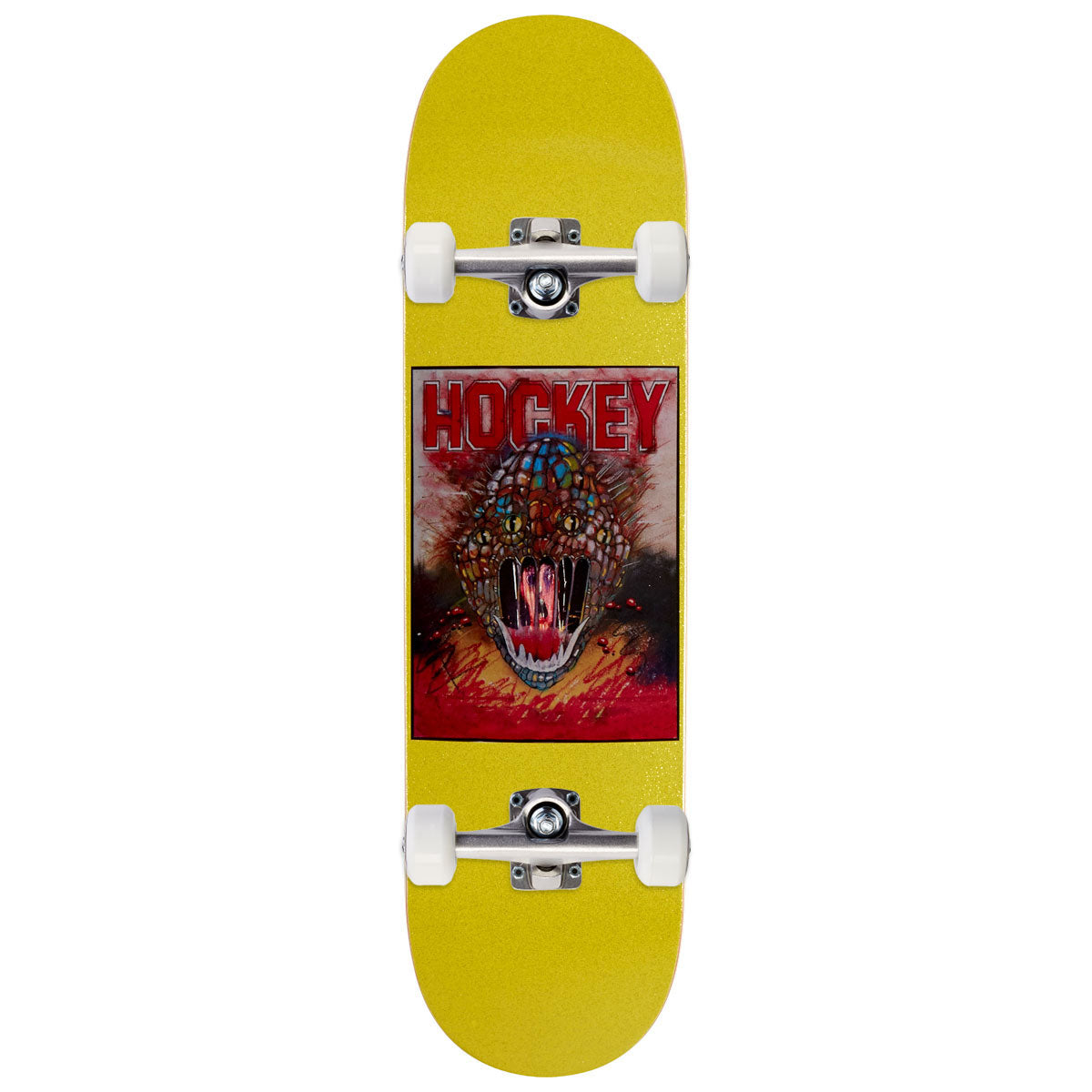 Hockey War On Mice Ben Kadow Shape 2 Skateboard Complete - 8.25