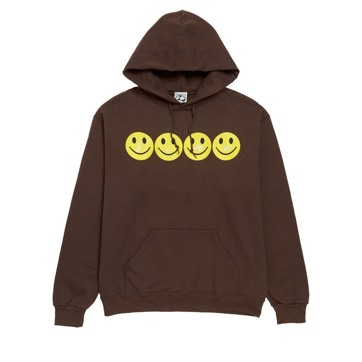 Limosine Glitter Smile Hoodie - Brown image 1