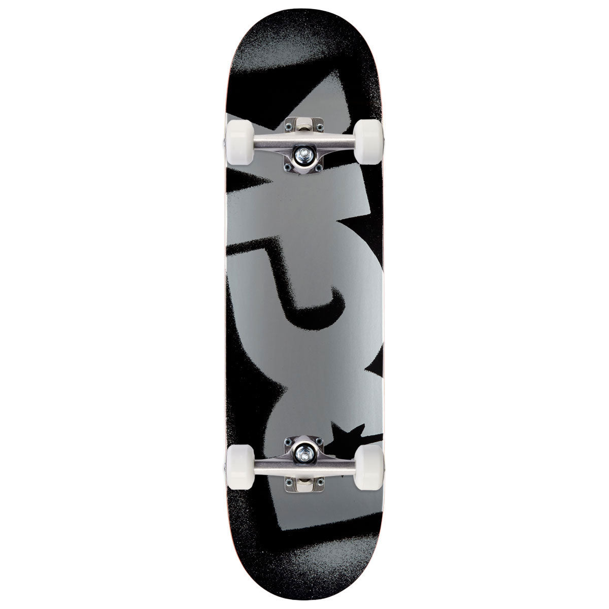 DGK OG Logo Foil Skateboard Complete - Black - 8.25