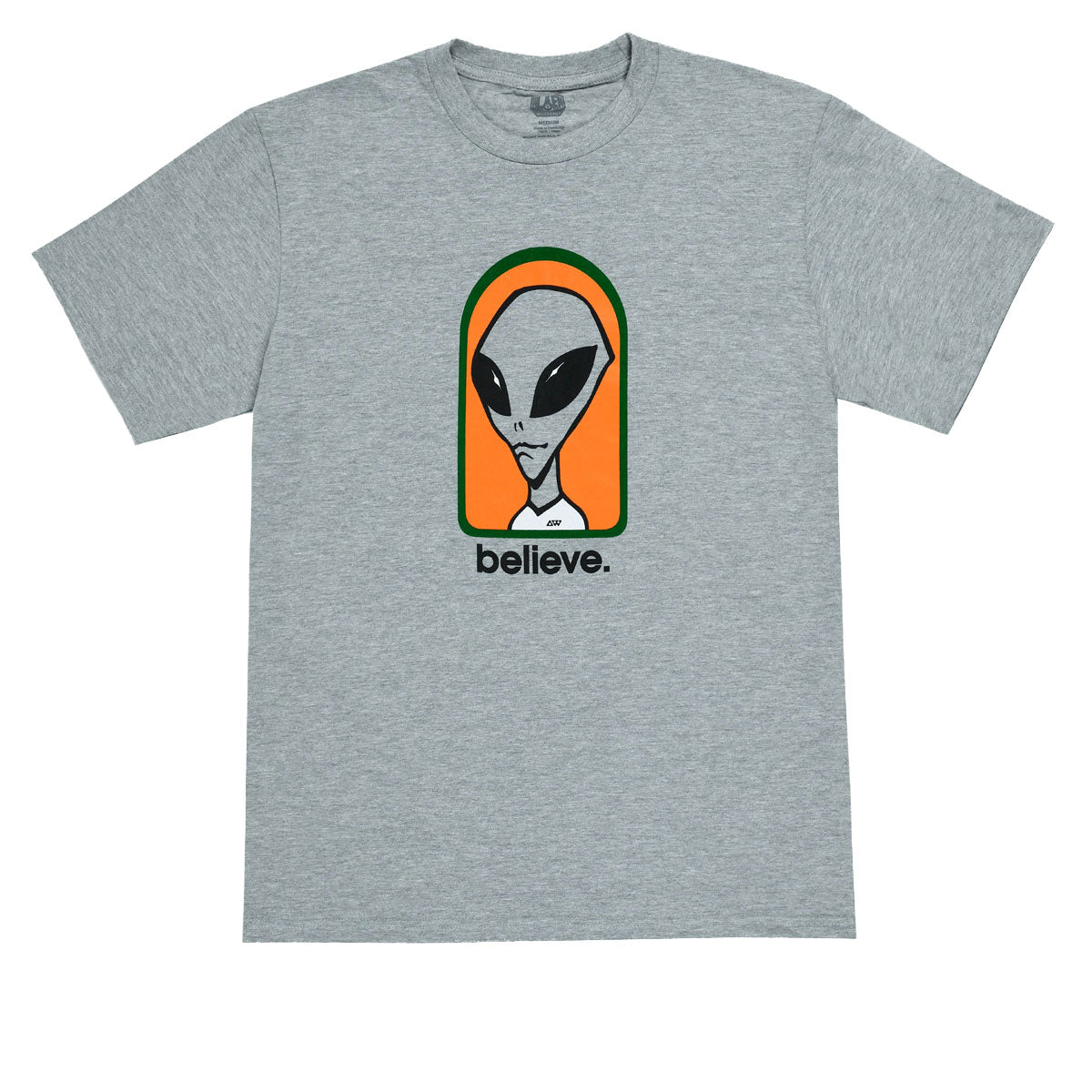 Alien Workshop Believe T-Shirt - Sport Grey image 1