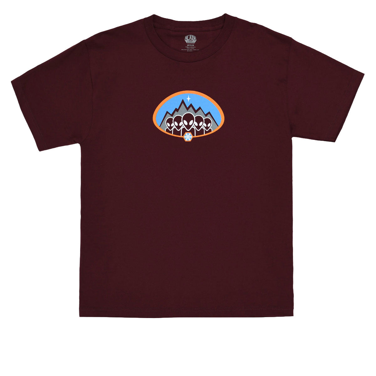 Alien Workshop Ice Age T-Shirt - Maroon image 1