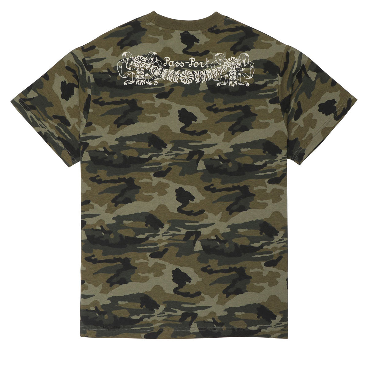 Passport Kollaasi T-Shirt - Woodland Camo image 2