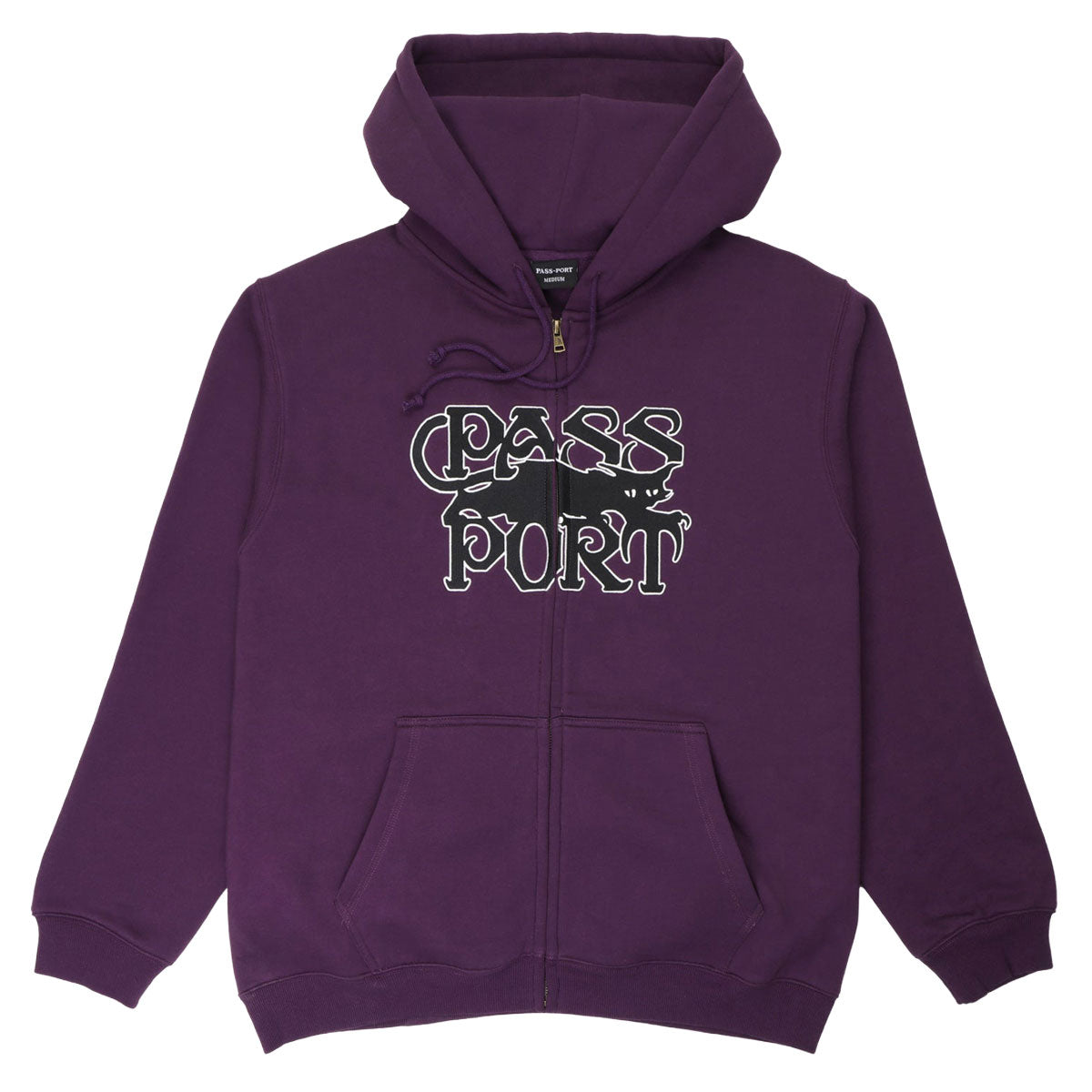 Passport Slinkin Zip Hoodie - Eggplant image 1