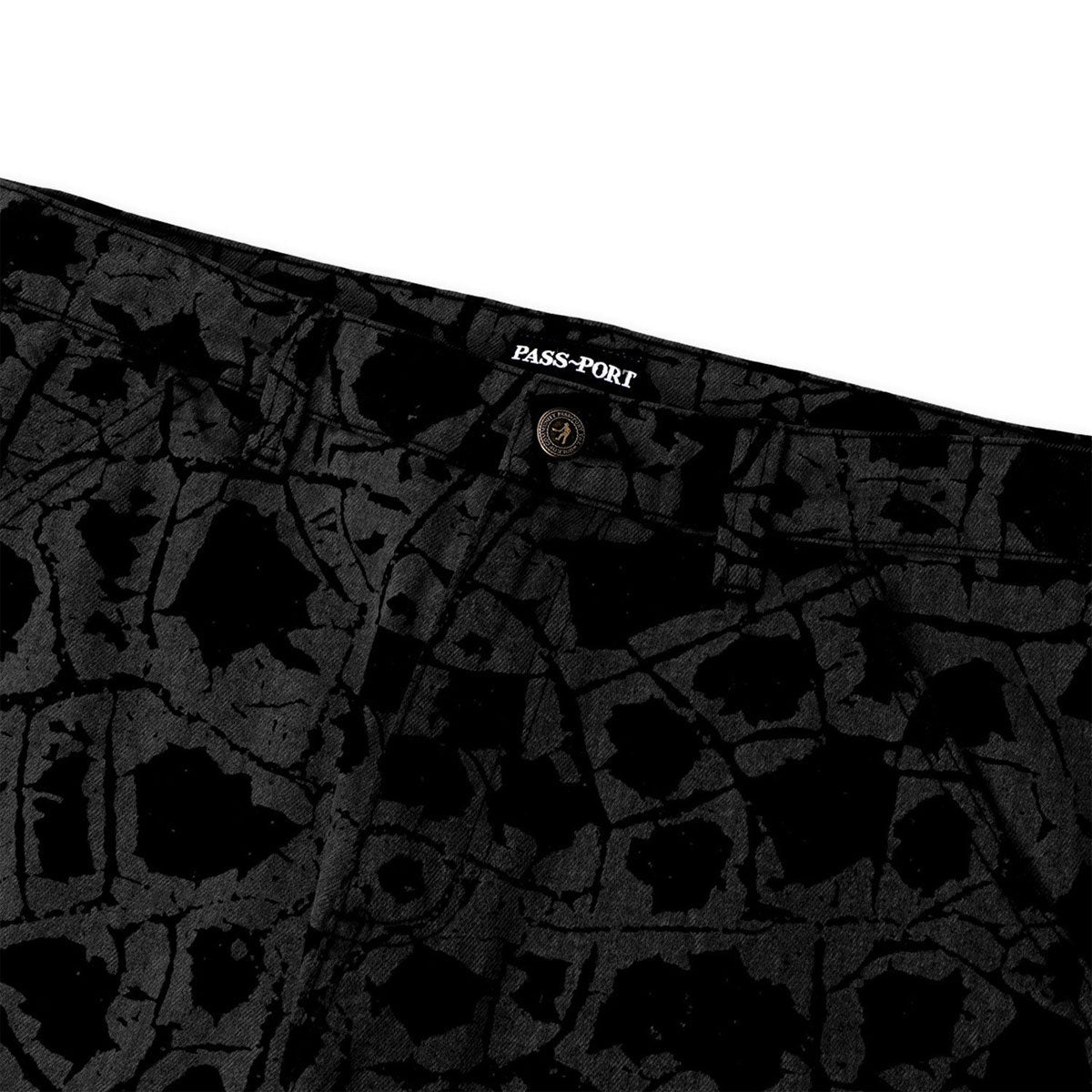 Passport Weathered Workers Club Classic Jeans - Black image 2