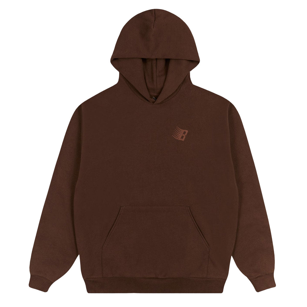 Bronze 56k B Logo Puff Print Hoodie - Brown image 2