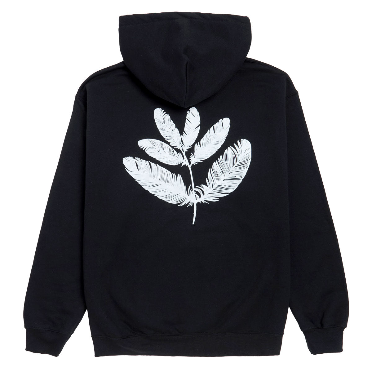 Magenta Feather Hoodie - Black image 1