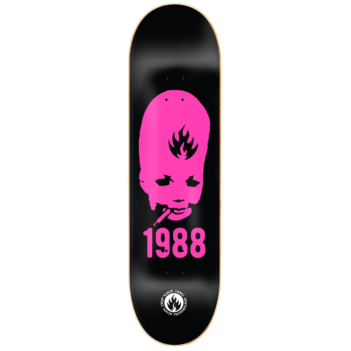 Black Label Thumbhead Skateboard Deck - Pink - 8.25
