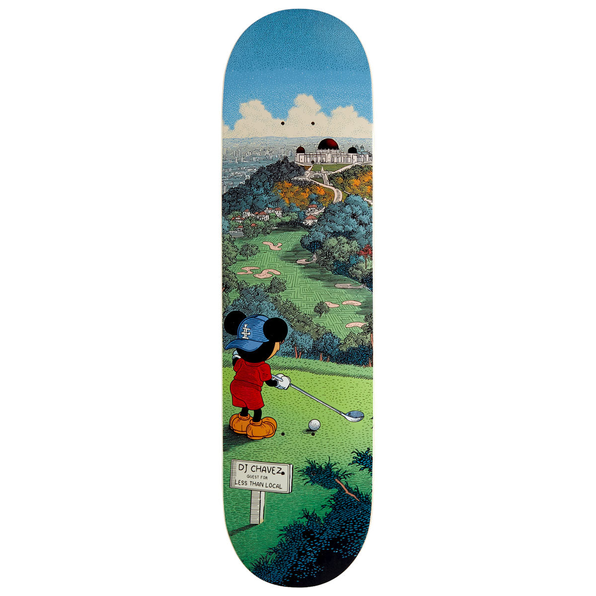 Less Than Local DJ Chavez Guest Skateboard Deck - 8.25