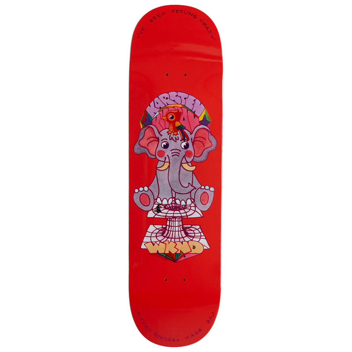 WKND Shortcut Karsten Kleppan WB Skateboard Deck - Red - 8.50