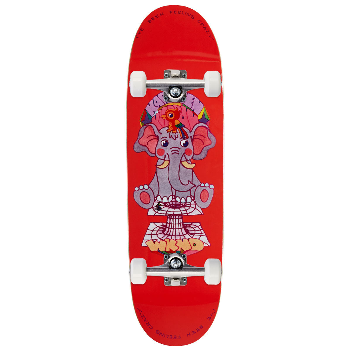 WKND Shortcut Karsten Kleppan SD Skateboard Complete - Red - 8.875