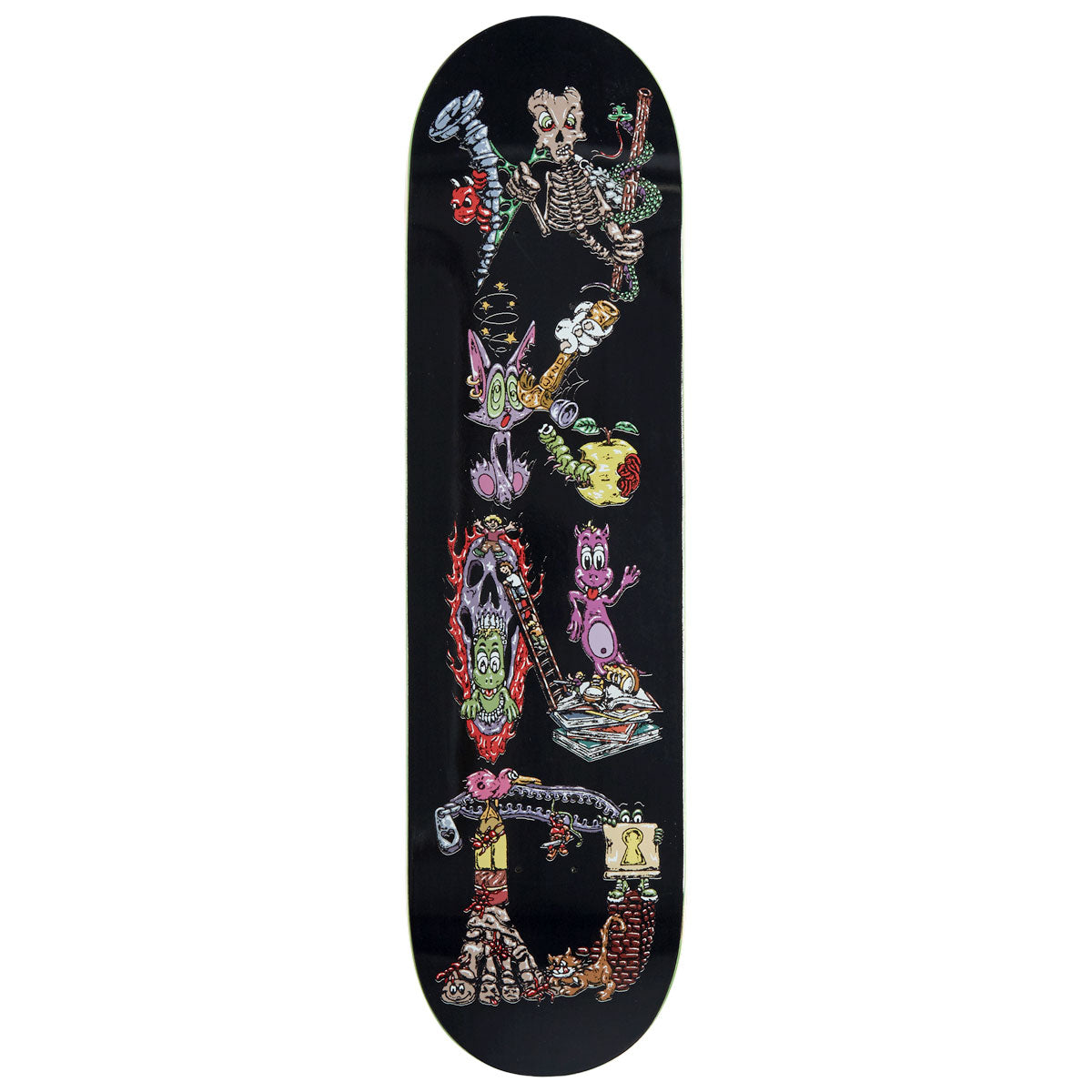 WKND Dusted Team MC Skateboard Deck - Black - 8.25