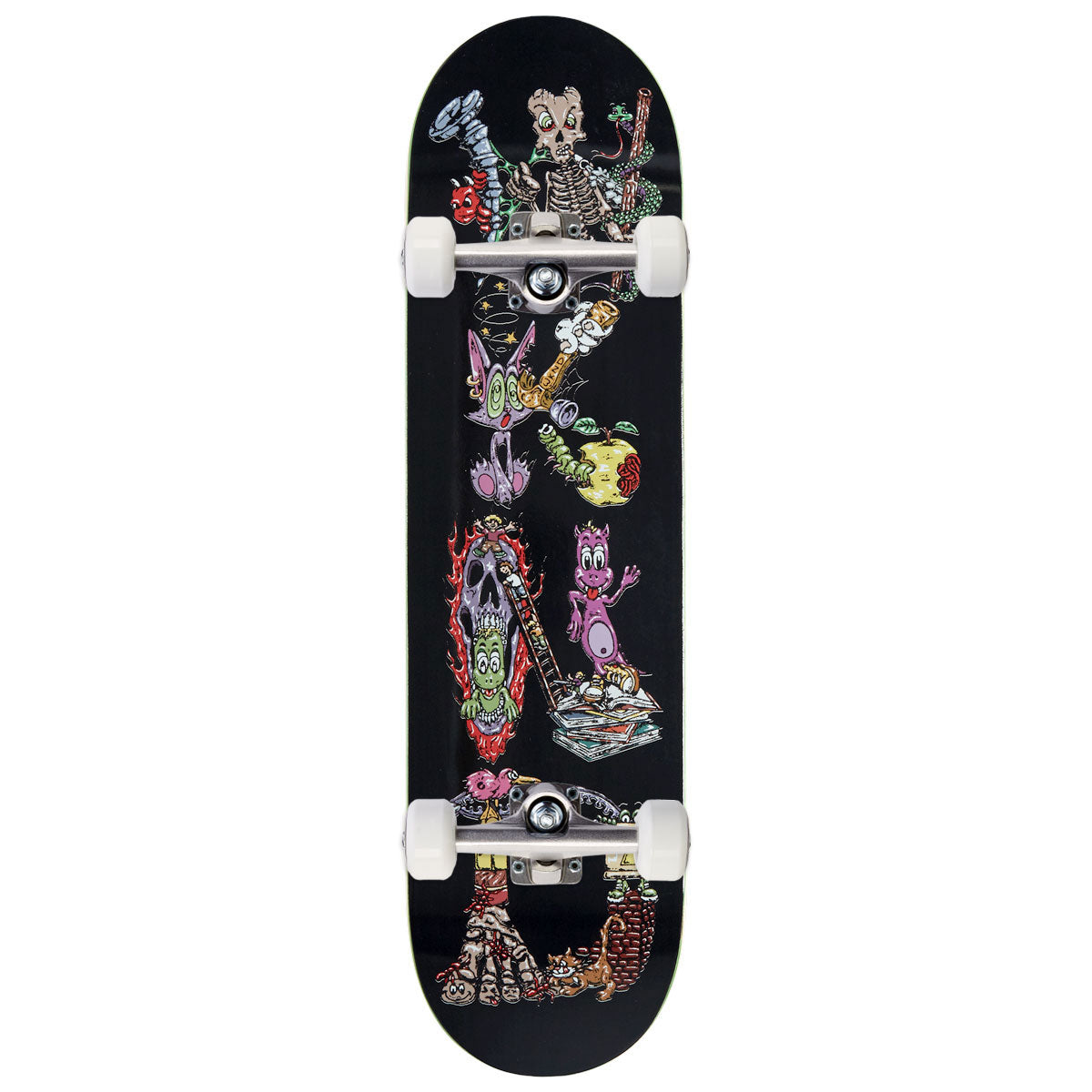 WKND Dusted Team MC Skateboard Complete - Black - 8.25