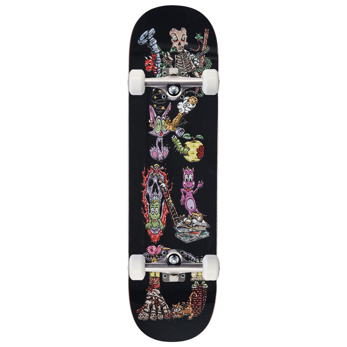 WKND Dusted Team SN Skateboard Complete - Black - 8.375