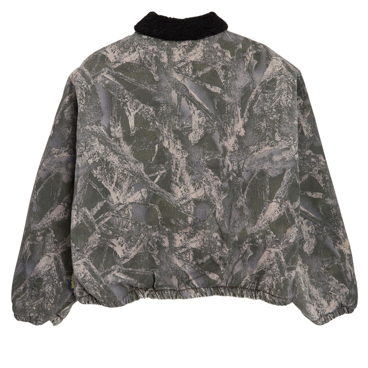 WKND Sherpa Lined Denim Jacket - Printed Camo Denim image 2
