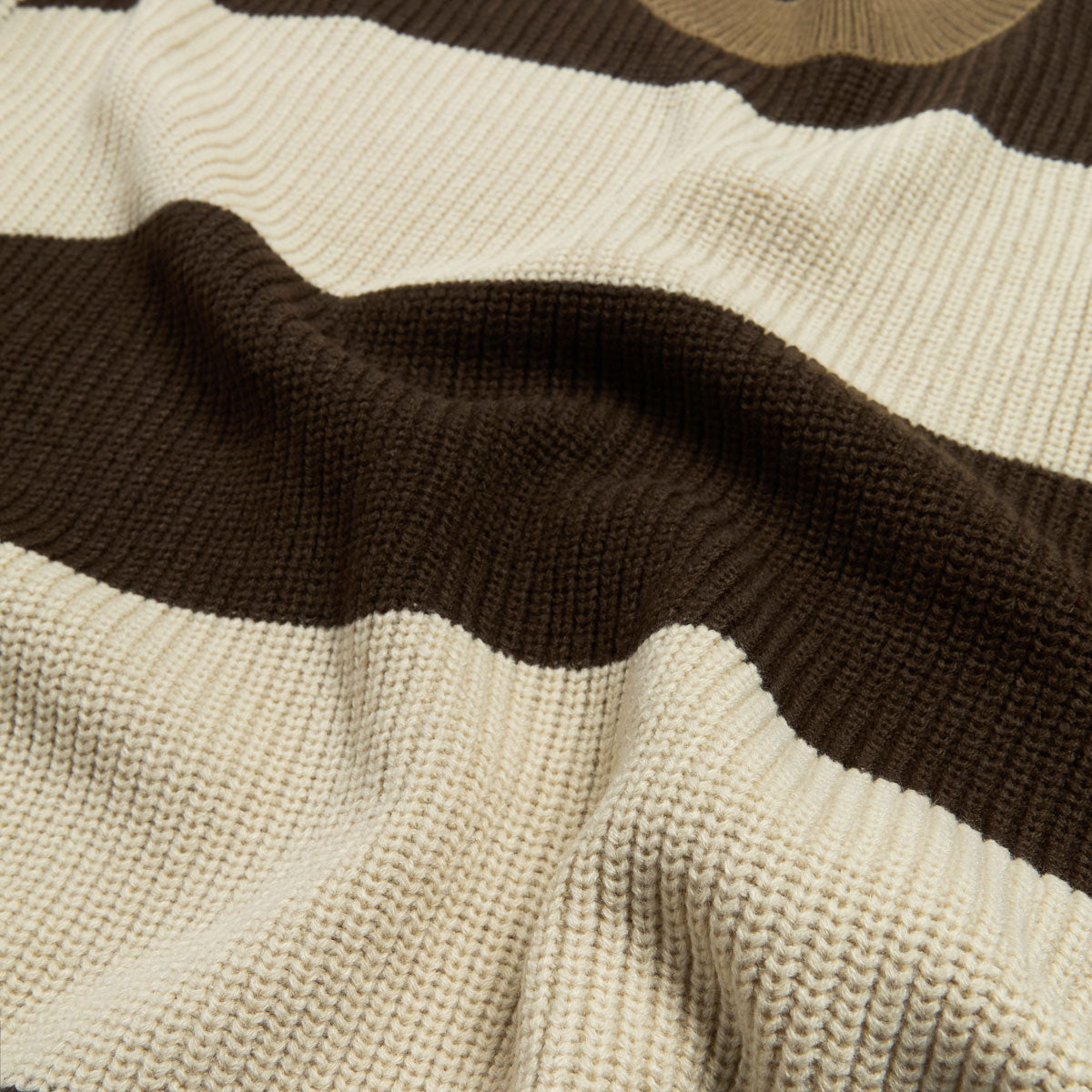 WKND Stripes Knit Sweater - Brown/Beige image 3