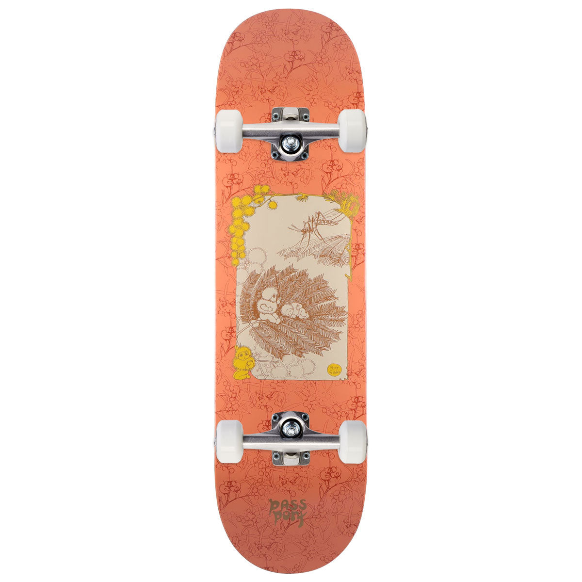 Passport x May Gibbs Wattle Baby Skateboard Complete - 8.375