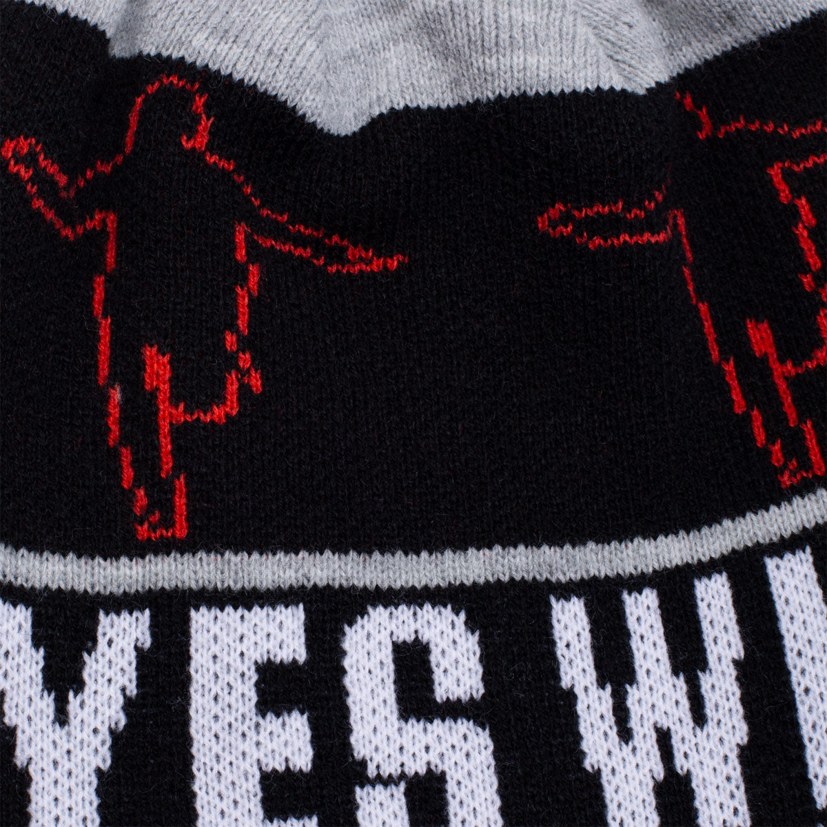 Hockey Eyes Without A Face Beanie - Grey image 3