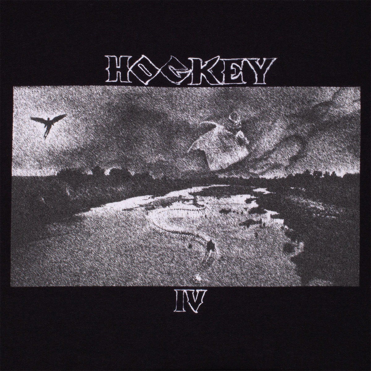 Hockey IV Hoodie - Black image 2