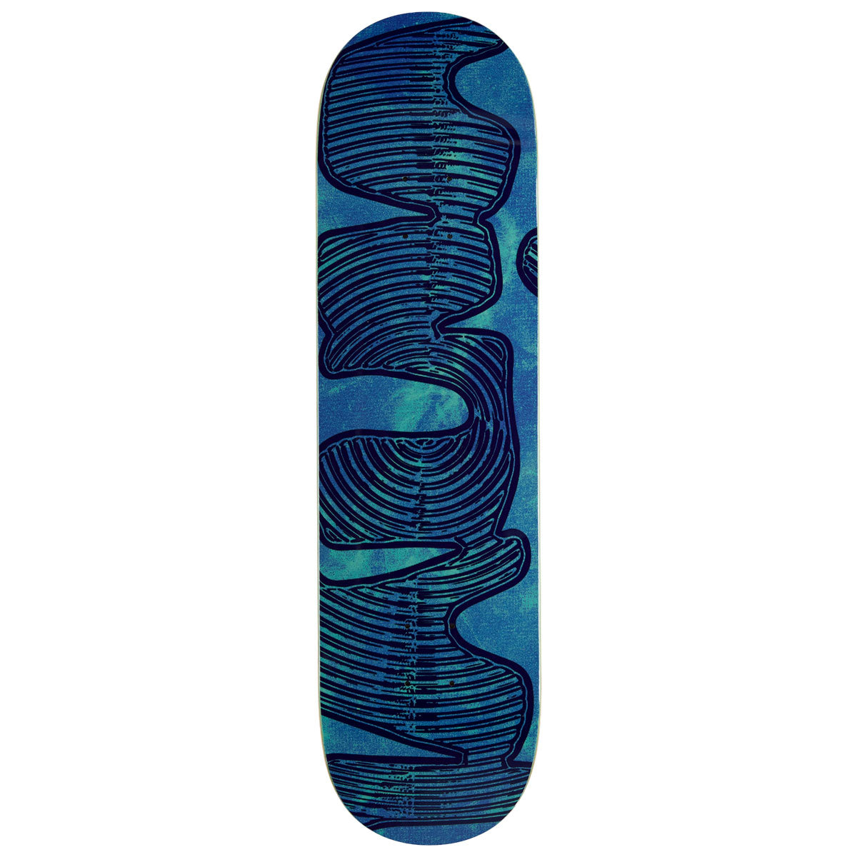 Vinyl Logo Skateboard Deck - Blue - 8.25