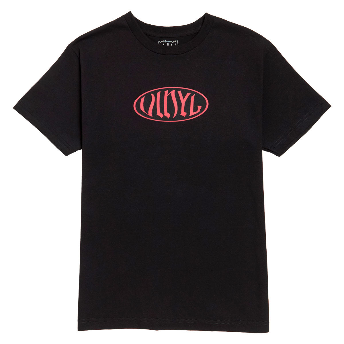 Vinyl Oval T-Shirt - Black image 1