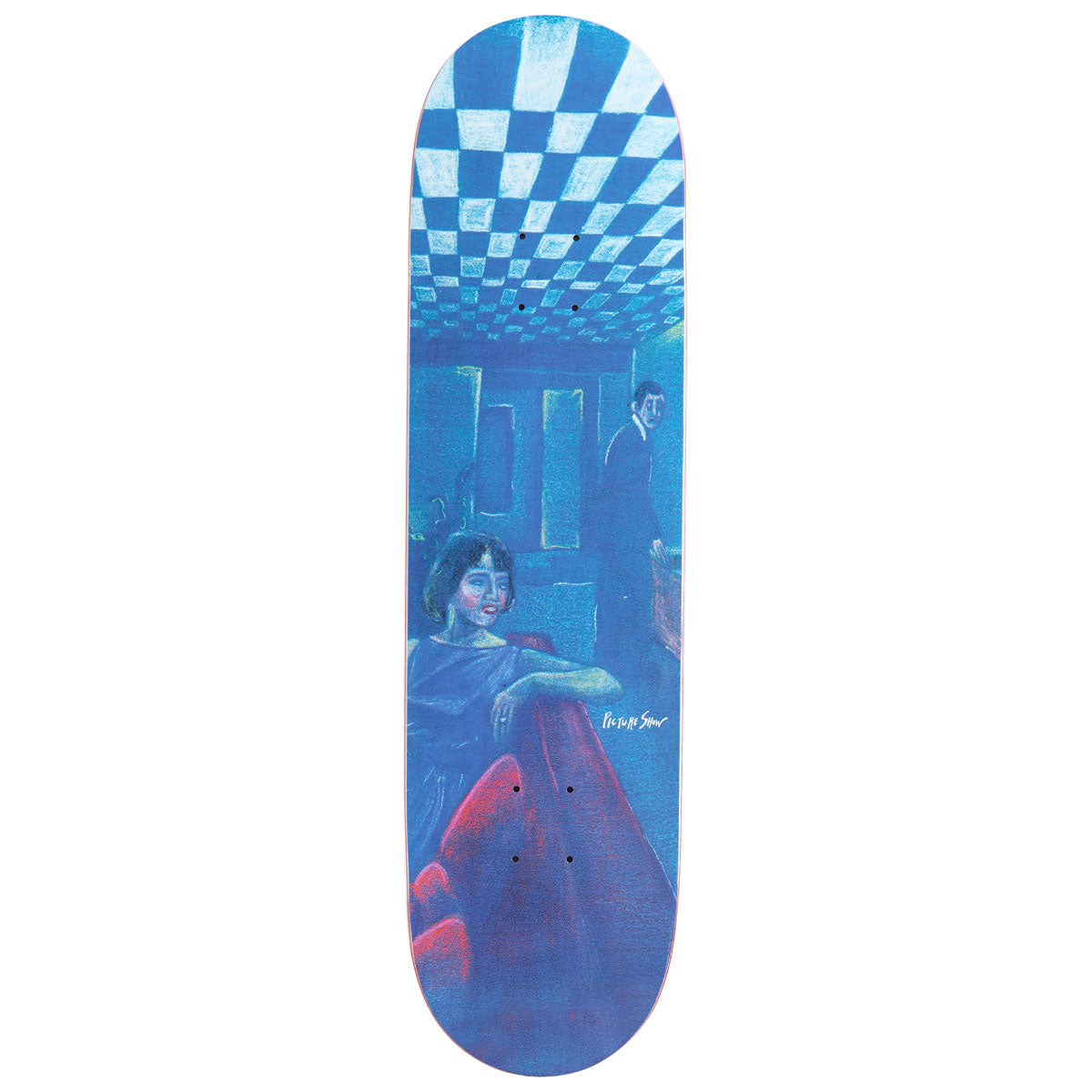 Picture Show Blue Lodge Skateboard Deck - 8.38