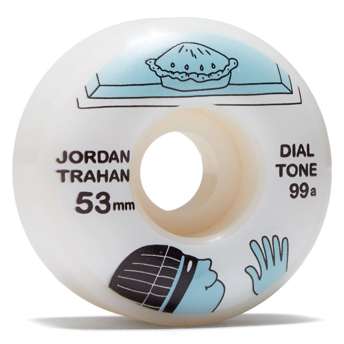 Dial Tone Jordan Trahan Pie Thief Standard 99a Skateboard Wheels - 53mm image 1