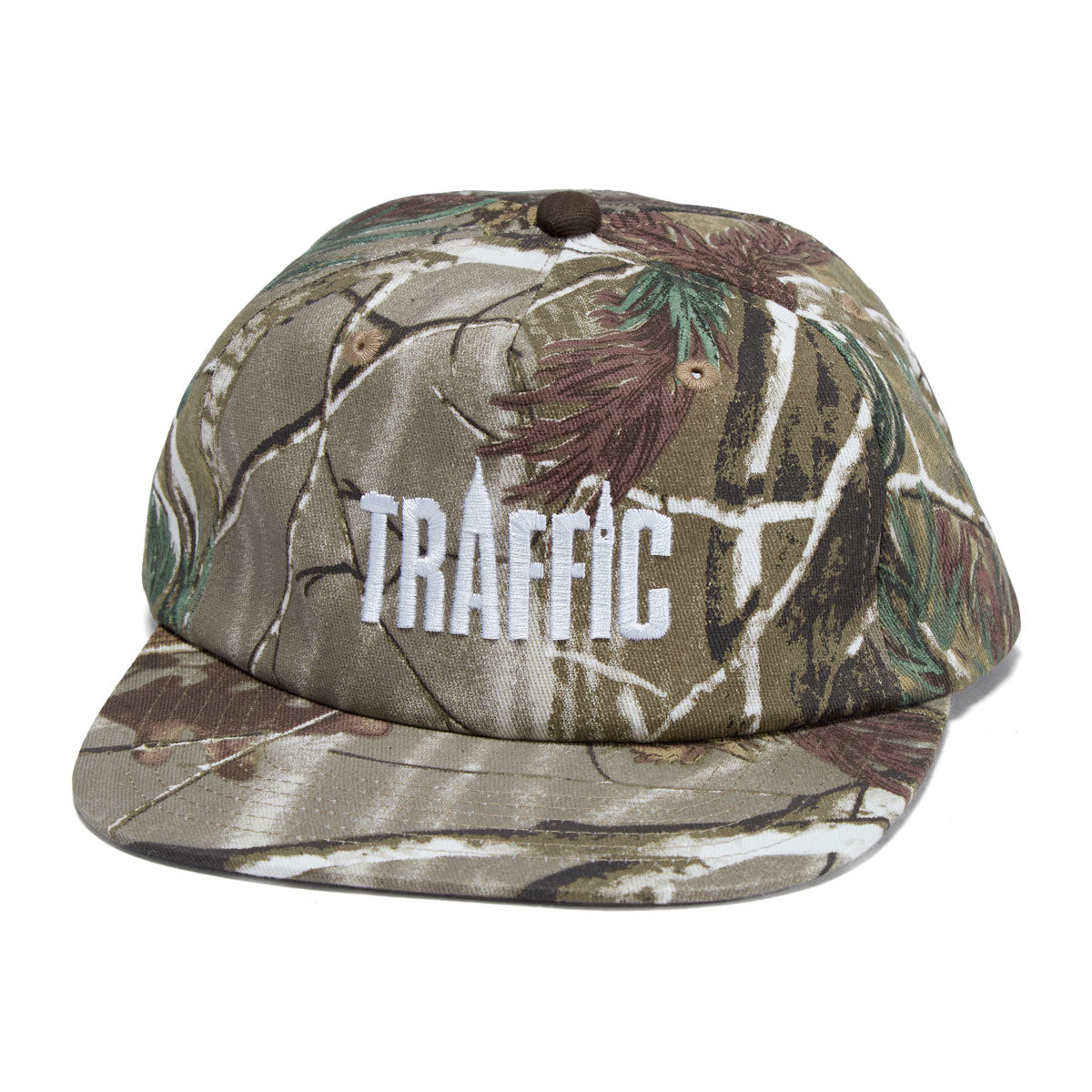 Traffic Manhattan Script Snapback Hat - Camo image 1