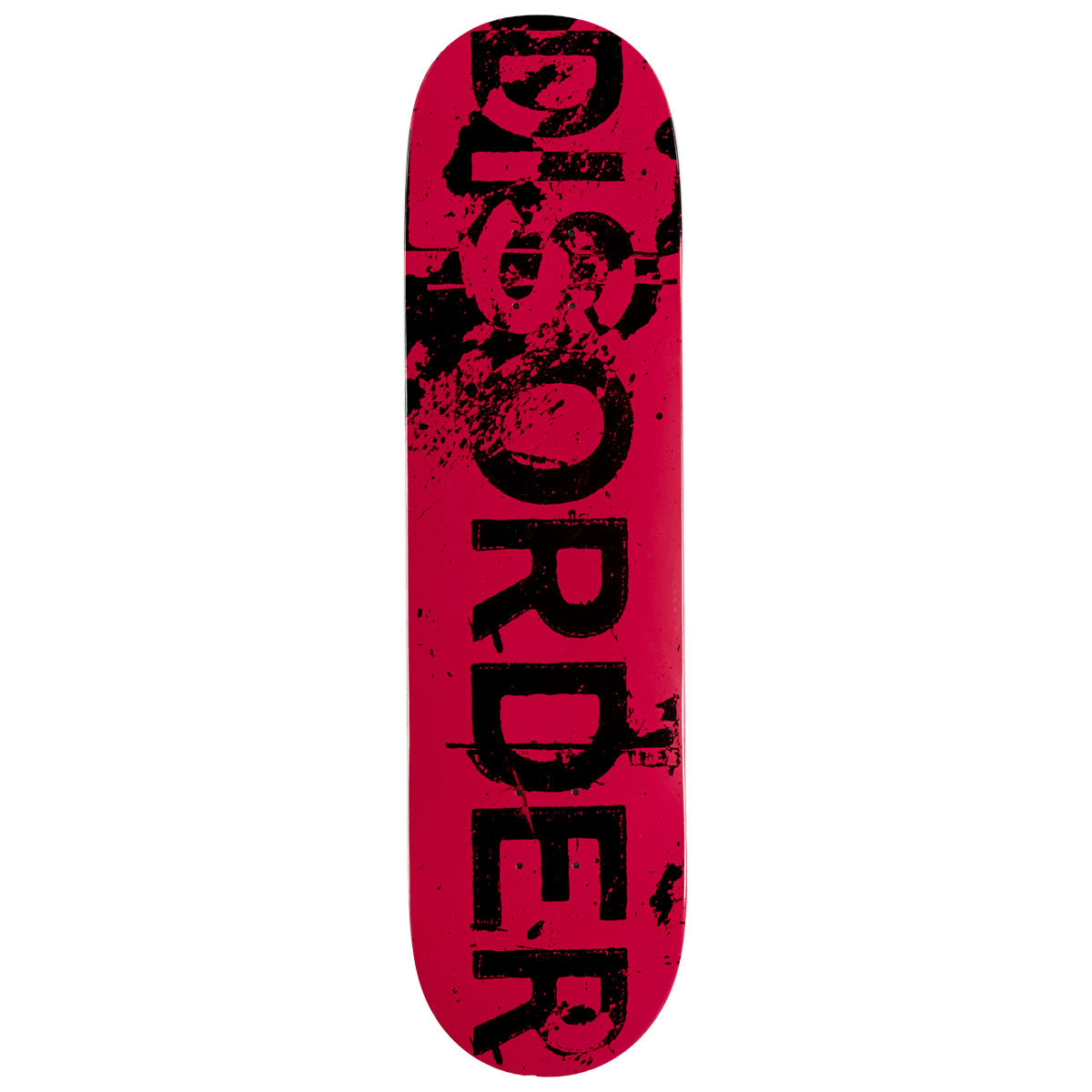 Disorder Stamped Skateboard Deck - Pink - 8.50
