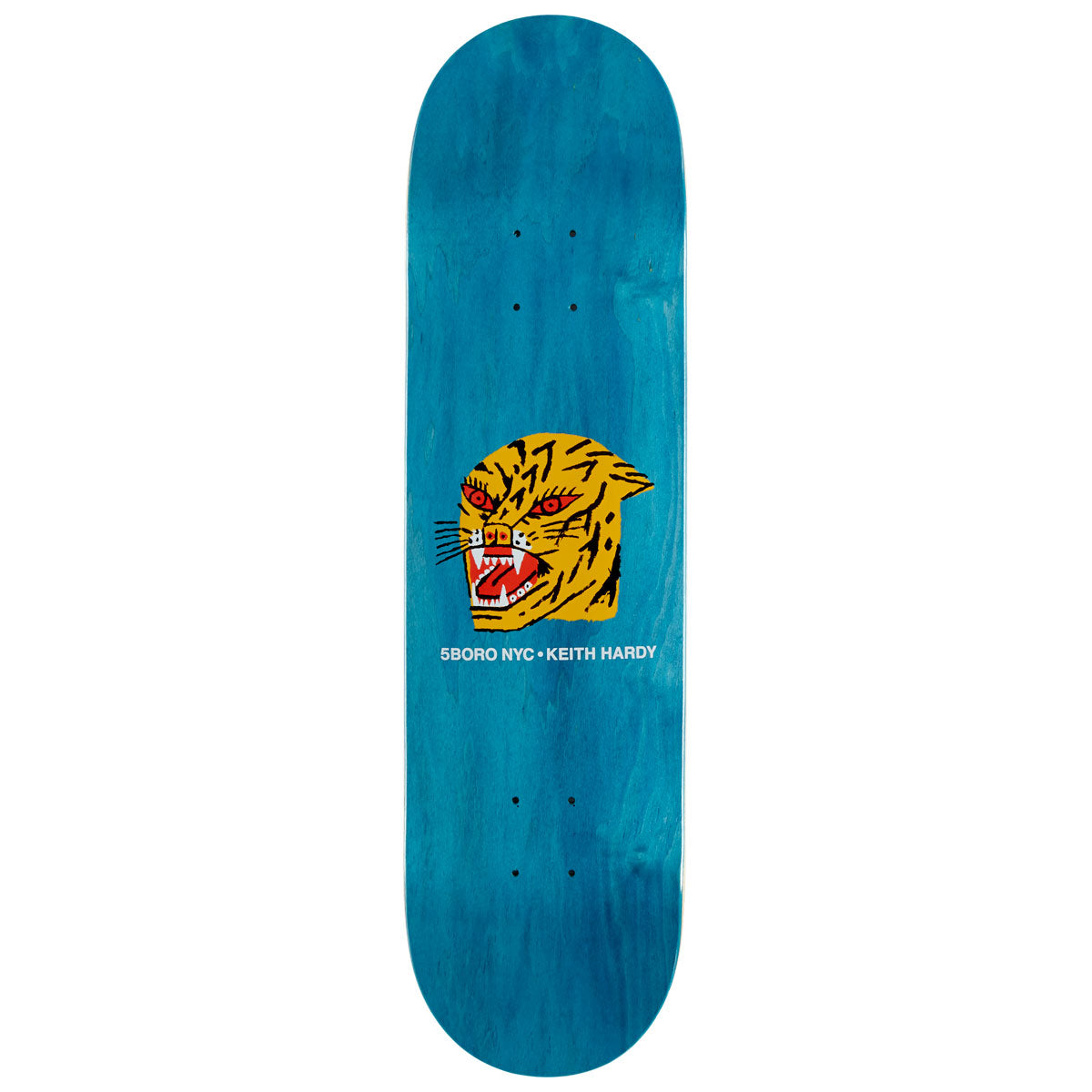 5Boro Keith Hardy Pro Skateboard Deck - Blue Stain - 8.50