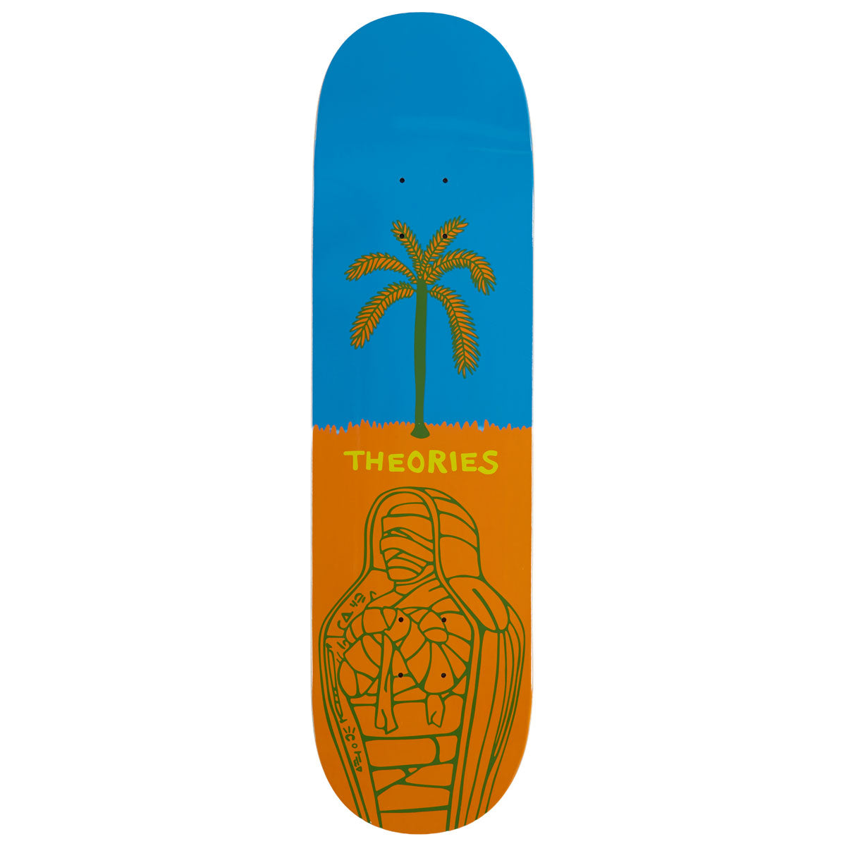 Theories Pushin Pyramids Skateboard Deck - 8.50