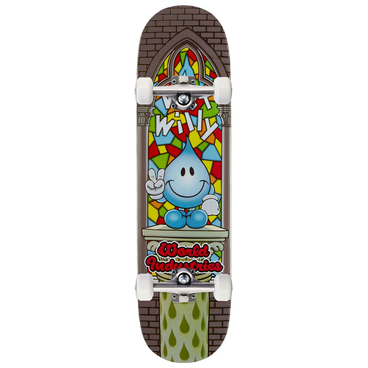 World Industries Wet Willy Stained Glass Skateboard Complete - 8.25