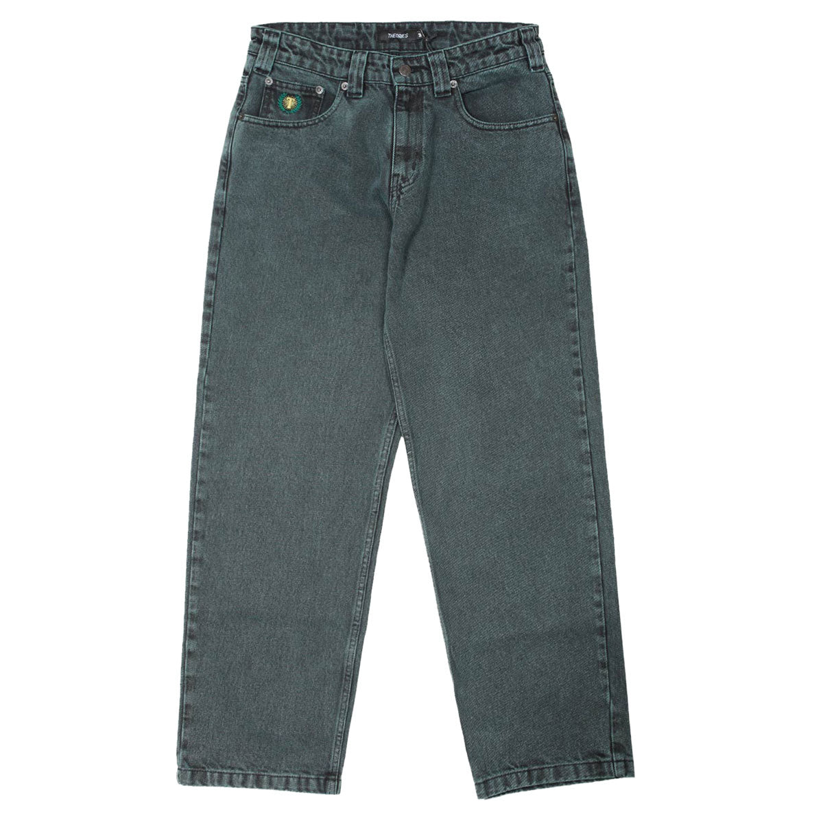 Theories Plaza Jeans - Washed Evergreen image 1